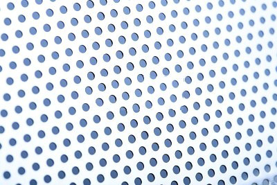 Perforated plate mesh