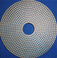 electroplated polishing pads