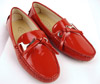 TOD'S red leather flat shoe 23037