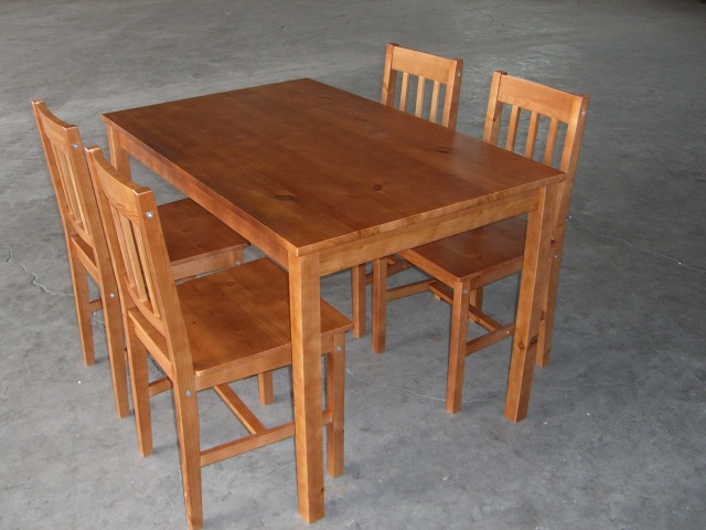 wood dining set