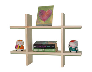 Cross shelf