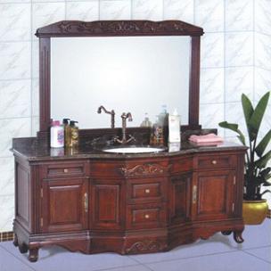 Bathroom oak cabinets and vanities (1303)