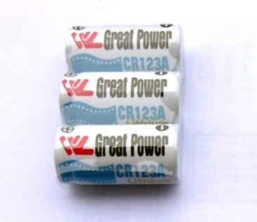 CR123A CR2 3.0V lithium batteries LI/MNO2 BATTERY