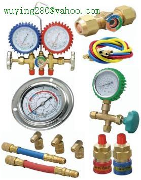 Manifold & Guage & Quick coupling & Charging hose 