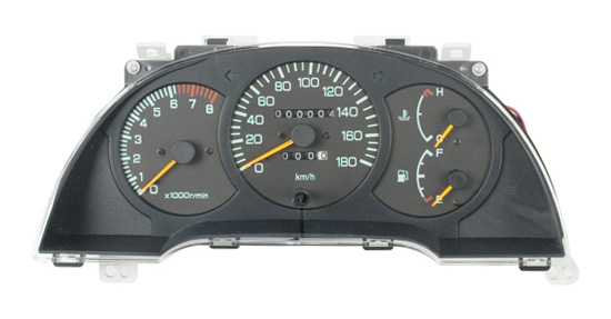 auto gauge - mechanical speed and milage meter