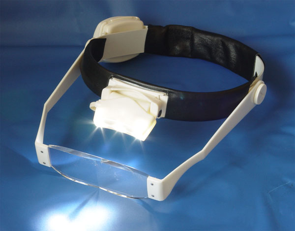 Binocular Loupes with Light