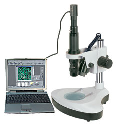 Monocular Zoom Video Microscope