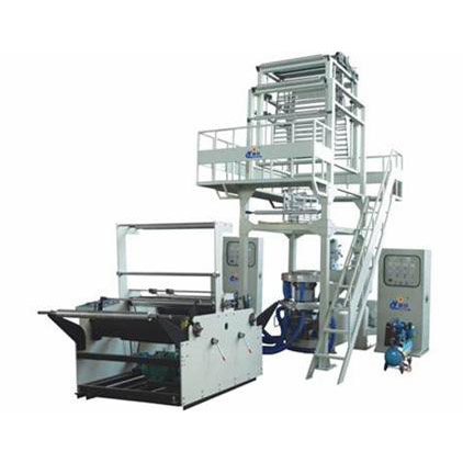 Double Layer Coextrusion Rotary Die Head Film Blowing Machine Set