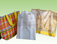 shopping bag, paper compound bag, rice bag