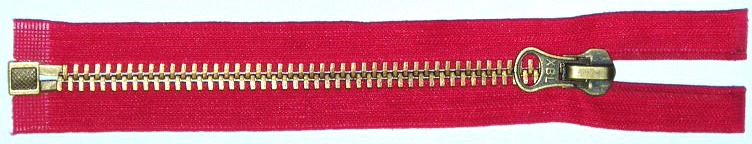 metal zipper