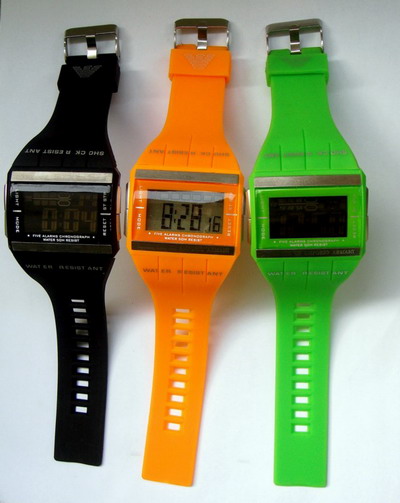 fashion electronic wrist watch