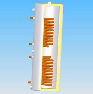 Separated Solar Hot Water Tank