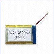 Lithium Polymer Battery Pack with 3.7V Nominal Vol