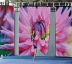 Flexible LED screen for stage backdrop 