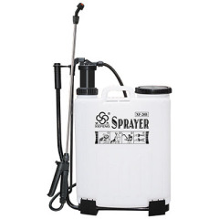 White Hand Operate Backpack Sprayer