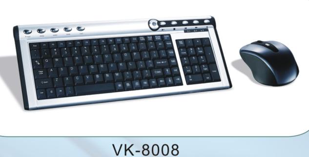 2.4G wirless mouse keyboard combo