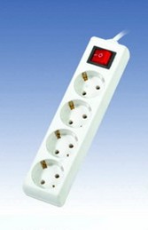 extension socket china supplier 4 way