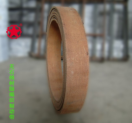 Non-asbestos woven brake lining