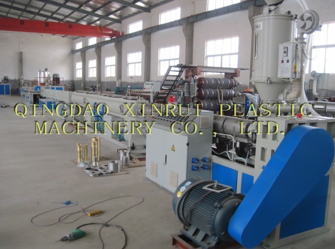 conical twin-screw extruder.