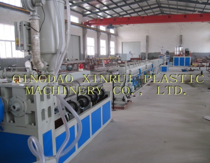 PPR pipe extrusion line.