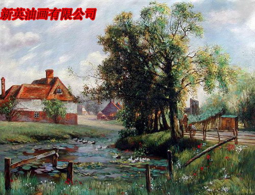 scenery oil painting