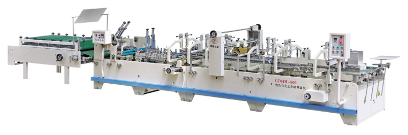 Pre-fold&lock-bottom automatic folder gluer