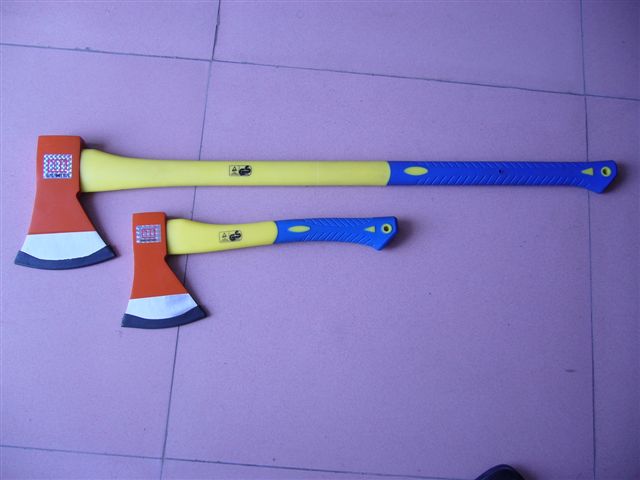 axe with handle, woodworking tools