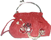 Red Bag With Flower