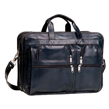 Leather laptop bag