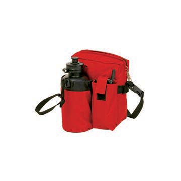 Red Sport Bag With Bottle