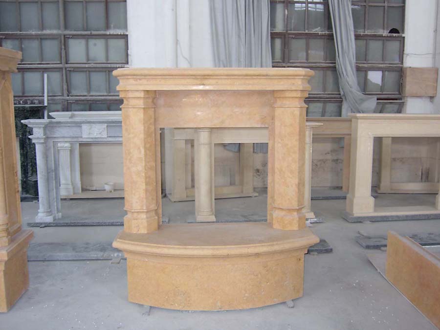 marble fireplace