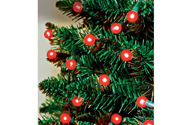120 Low Voltage Red Berry Light,christmas lights
