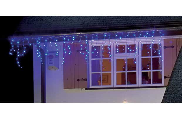 160 LED Snowing Icicle Lights,christmas lights