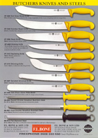 butcher knives and catering knives