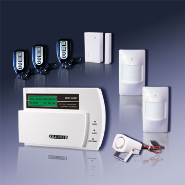 LCD Wireless Intruder Alarm System 