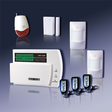 Enhanced LCD Wireless Intruder Alarm System 