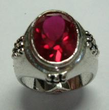 alloy and crystal ring