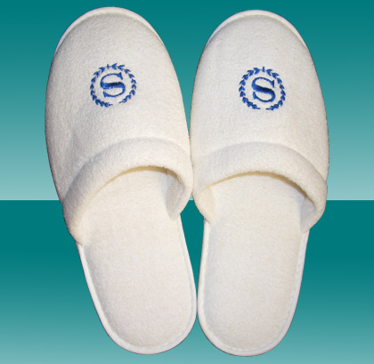 toweling hotel slipper