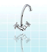 double levers sink mixer