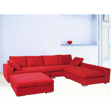 Red Corner Sofa