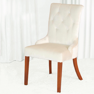 Linen Upholstered Dining Chair