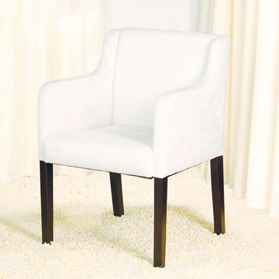 White Club Chair