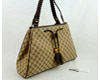 dark coffee monogram canvas handbag 170208