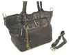 d dark coffee lambskin leather handbag 030643