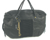 d black leather handbag 030630 