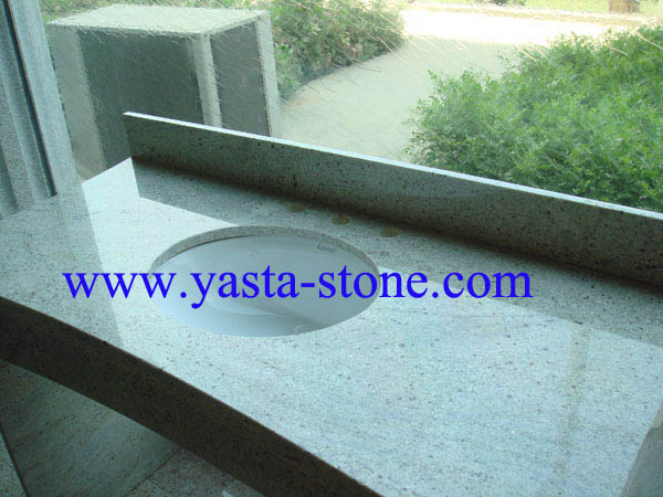 Kashmir White Granite Vanity Tops