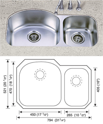 Kitchen Stainless Steel Sinks