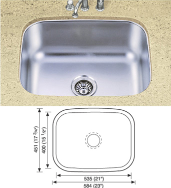 SS2203 Single Kitchen Sink