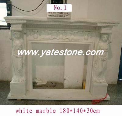 Granite fireplace