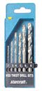 6 pcs HSS Twist Drills In plastic box